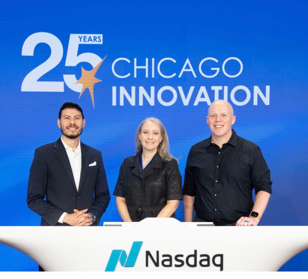 GigaStar Team Members at the NASDAQ